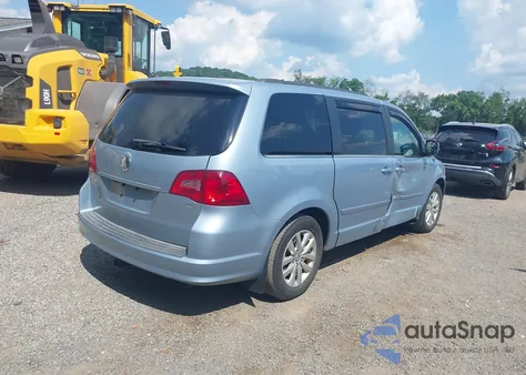 2012 Volkswagen Routan Se из США, поврежденный, VIN 2C4RVABG7CR309337